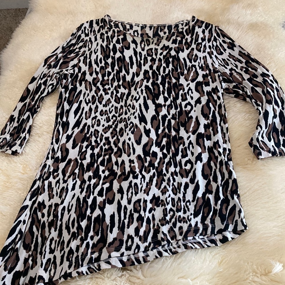 Chico’s animal print top size M